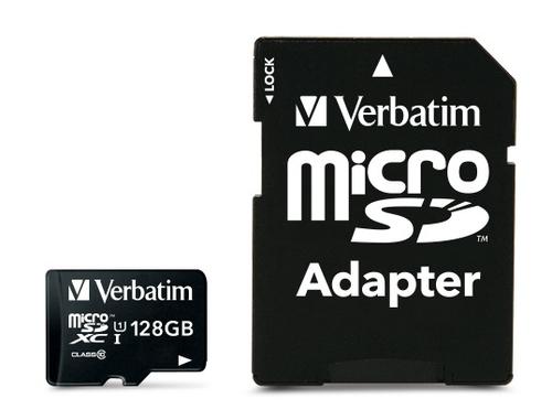 Verbatim SD MicroSD Card 128GB SDXC