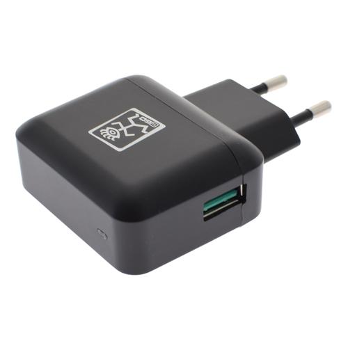 2GO 18W 1-Port Charger 1x USB-A Quick Charge 3.0 black