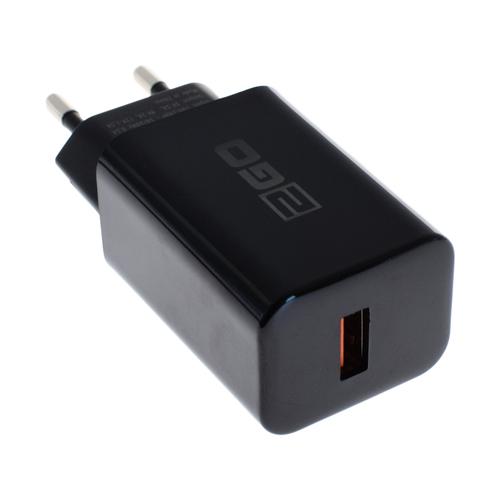 2GO Charger 18W 1-Port 1x USB-C, black