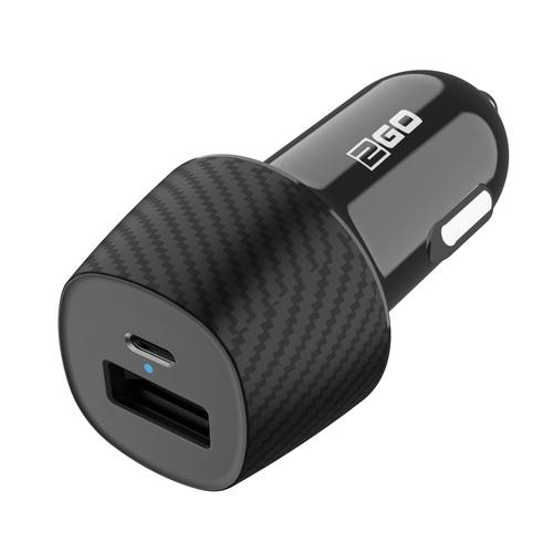 2GO Car Charger 20W 1xUSB-C 1xUSB-A