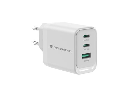 Conceptronic 3-Port 65W GaN USB PD