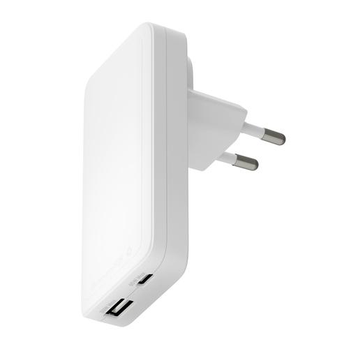 dbramante1928 Pro EU/US Slim Charger - USB-C 65W+USB-A 30W - W