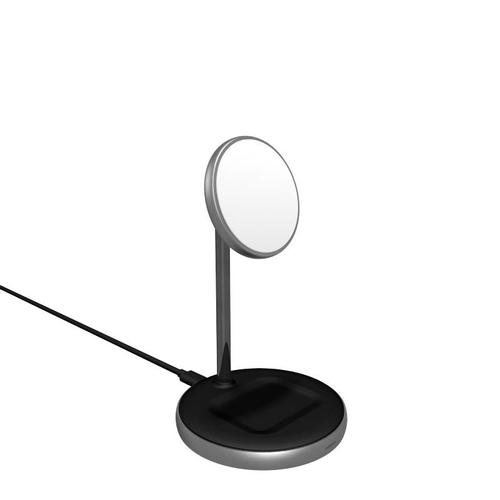 EPICO 9915111300032 Mobile Device Charger, Headphones, Smartphone, Black, Grey, DC Wireless Charging, Indoor