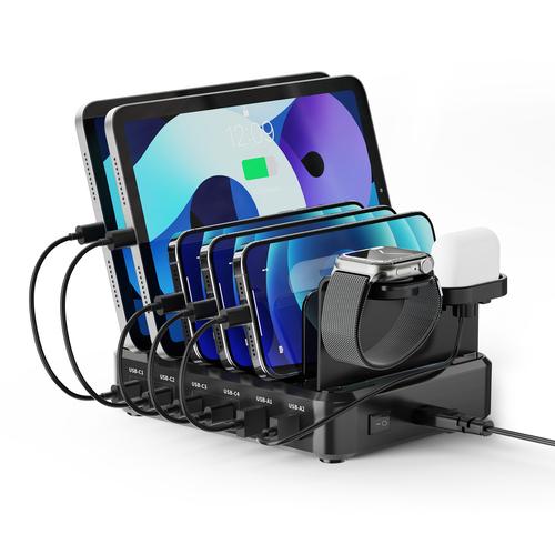 Ewent EW1335 mobile device charger, universal, black, AC fast charging, for indoor use