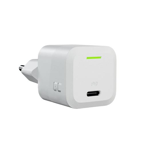 GREEN CELL CHARGC06W mobile device charger, universal, white, AC fast charging, for indoor use