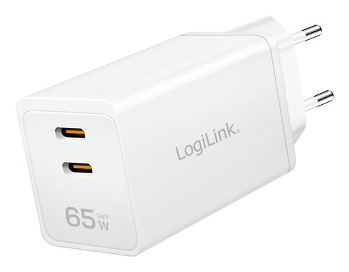 Logilink PA0367 mobile device charger, universal, white, AC fast charging, indoor
