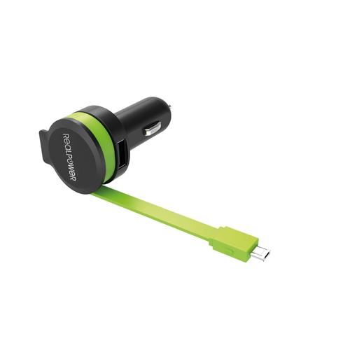 Realpower Car Charger M 2400mA 1xUSB 1xMicro-USB