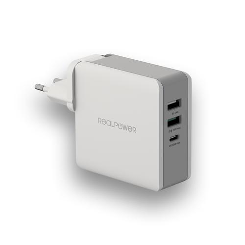 Realpower Travel Charger DeskCharge-65 65W