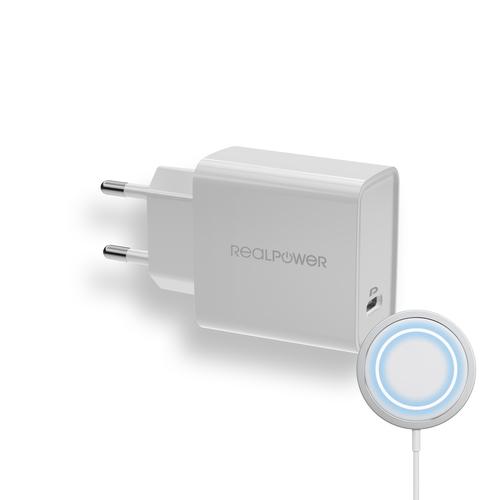 Realpower C-MagSet 20W charger with charging pad
