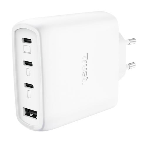 TRUST Maxo GaN 65W 3xUSB-C 1xUSB-A white