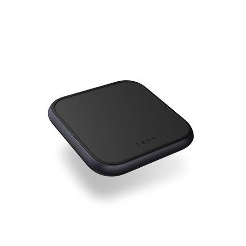 Zens Aluminium Series Single + USB-C Charger 18W 1x 10W Qi black