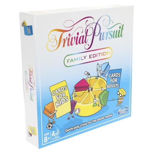 HASBRO GAMING Trivial Pursuit Family Edition Board Game Trivia