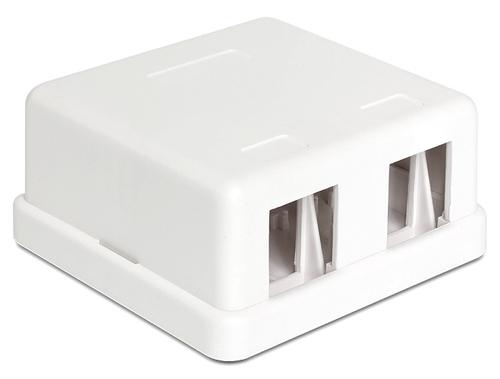 Delock Keystone Empty Housing 2-Port