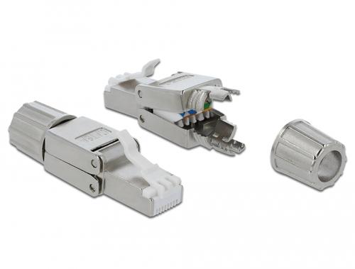 Delock RJ45 connector Cat.6A STP