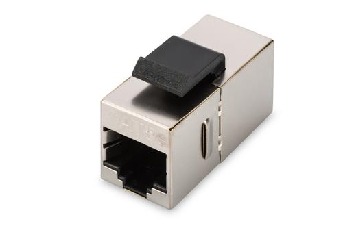 Digitus CAT 5e modular coupler, shielded RJ45 to RJ45, for panel mounting