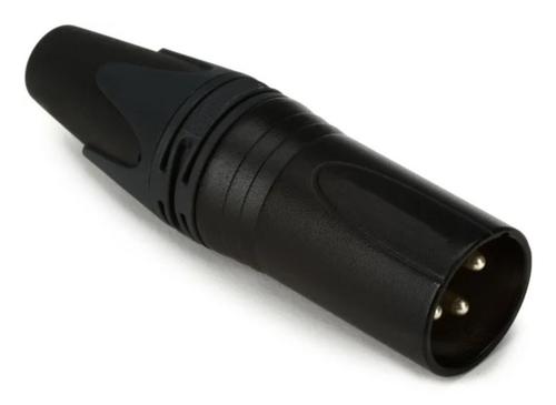 Equip Cable connector 3-pin plug black