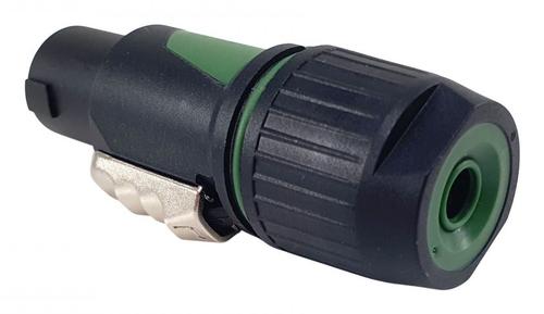 Equip 4-pole SpeakOn cable connector black/green