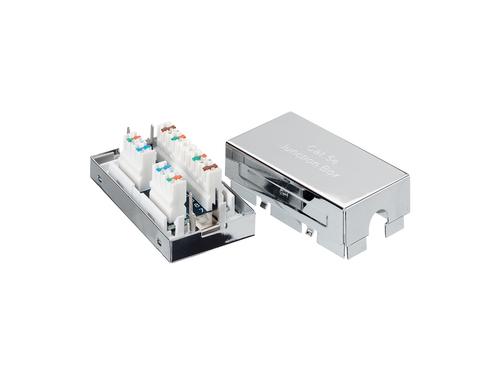 Equip Cat5e shielded jack 22-26AWG T568A/B poly bag