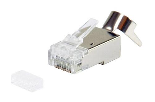 Equip Cat8.1 shielded RJ45 connectors, 50pcs, silver