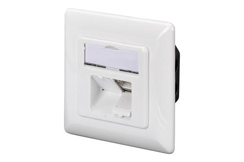 Digitus CAT.6 data outlet box, Class E (white, 2x RJ-45 female connectors)