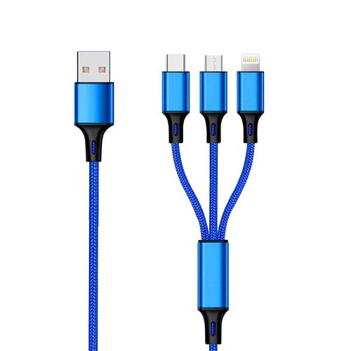 2GO USB 3-in-1 Charging Cable Micro-USB/Lightning/USB-C