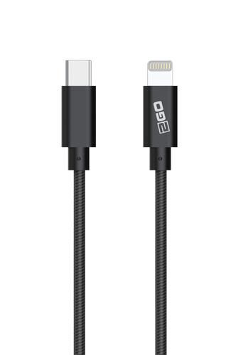 2GO Data cable lightning-USB Type-C anthracite-1m MFI certified