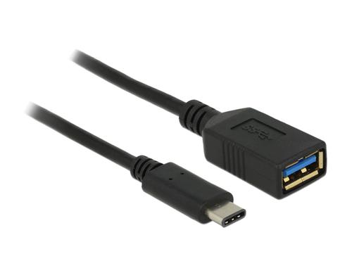 Delock USB-C adapter 15cm Black