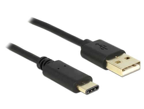 Delock USB Cable A - C, 2.00m, black