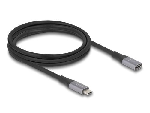 Delock VK USB 40 Gbps USB-CUSB-C, Straight-Through, 240 W, 2m