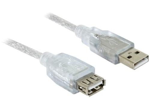 Delock USB Version A - A Standard/Bulk 1.80m grey