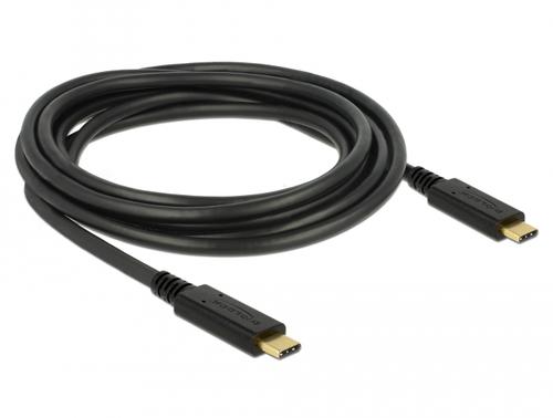 Delock USB C to C E-Marker 5A 3.0m black