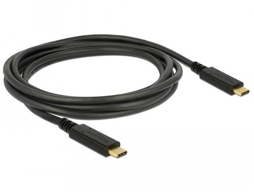 Delock USB 3.1 Gen1 C C E-Marker 3A 2.0m black