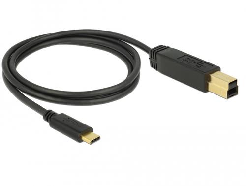 Delock USB 3.1 Gen2 Type-C to Type-B 1.0m black