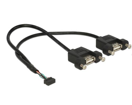 Delock USB Cable Pinheader 10Pin -