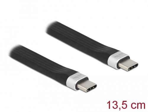 Delock USB 3.2 Gen 2 Flexible Flat Cable USB Type-C, 13.5 cm