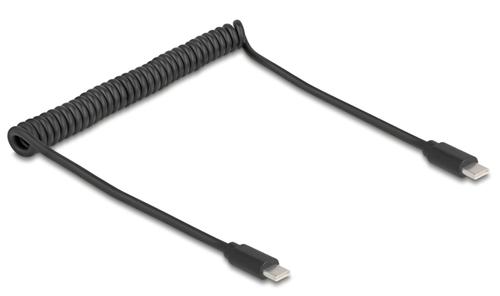 Delock USB 2.0 Type-C Spiral Cable Connector-Connector 0.45-0.75m