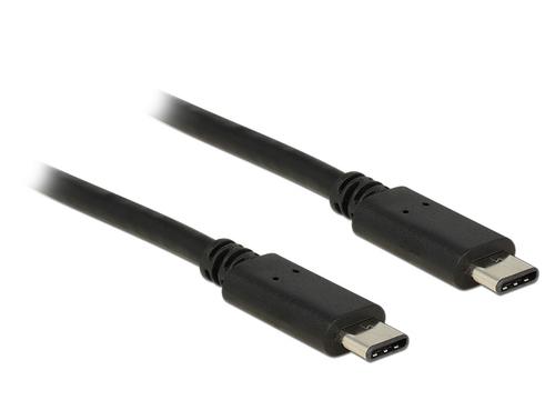 Delock USB Cable C - C St/St 1.00m black