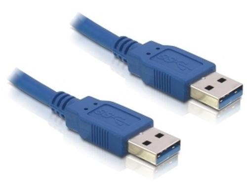 Delock USB3.0 Cable A - A Male/Male 2.00m blue