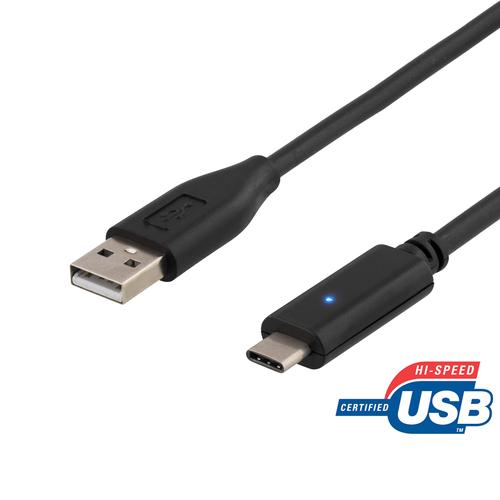 Deltaco USBC-1006 USB cable USB 2