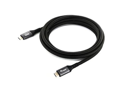 Equip USB-C to USB-C Cable 4.0 - C Gen2x2 PD100W St/St 2.00m black
