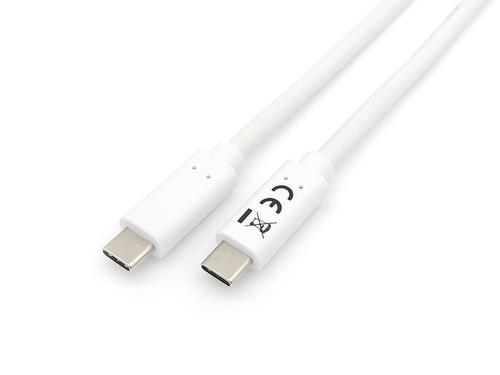 Equip USB-C3.2-C Gen1 PD60W St/St 1.00m cable white