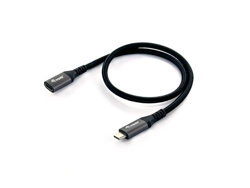 Equip USB-C3.2-C Gen2 Extension Cable. St/Bu 0.50m black