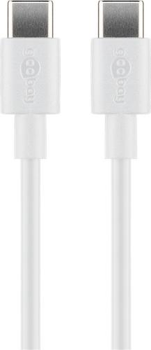 Goobay USB-C Charging and Sync Cable, 2 m, white