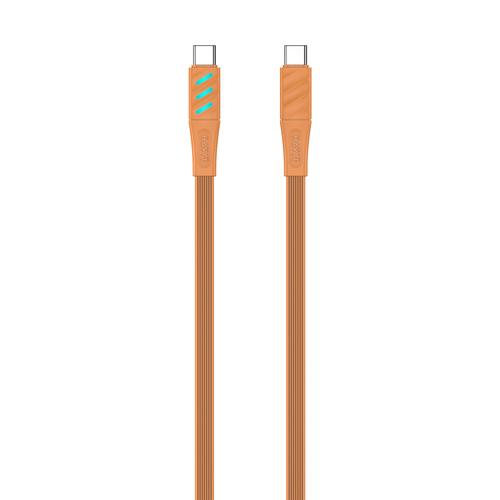 HAVIT CB6254 – USB Type-C to USB Type-C charging cable, 1 m (orange)