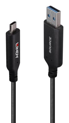 Lindy 25m USB 3.2 Gen 1 Type A to C Hybrid Cable