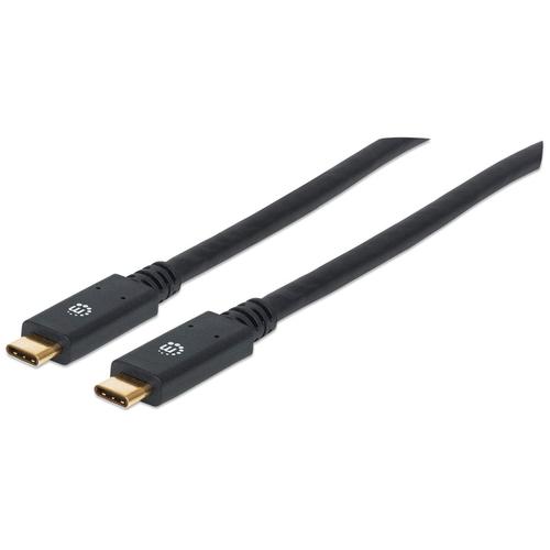Manhattan USB 3.1 Gen1 C-Plug/C-Plug 2m black