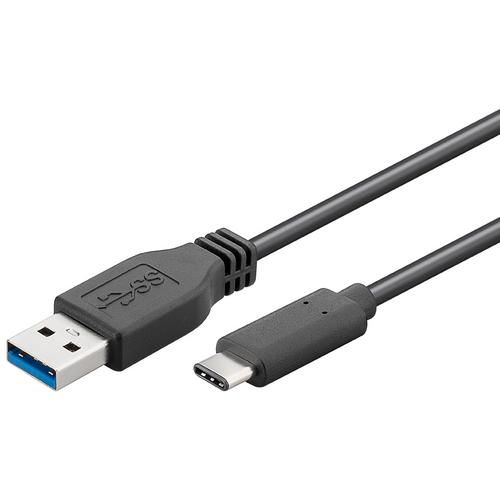 PremiumCord ku31ca05bk USB cable, USB 3.2 Gen 1 (3.1 Gen 1), 0.5 m, USB-C to USB-A, Black