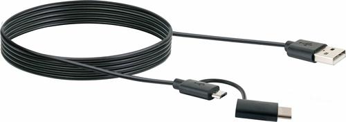 Schwaiger USB Cable 3.1 Type-C to 2.0 Micro-B, 1m, shielded