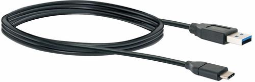 Schwaiger USB Cable 3.1 USB-C to 3.0 Type-A 1.00m Black