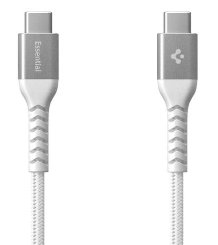Spigen EB10010CCA Essential USB cable, USB 2.0, 1 m, USB-C, 0.48 Gbit/s, White